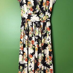 Floral Wrap Dress
